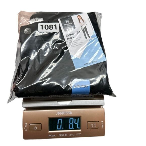 Member’s Mark Girl’s Black Skinny Jeans Size S(6/6X) - Picture 8 of 8